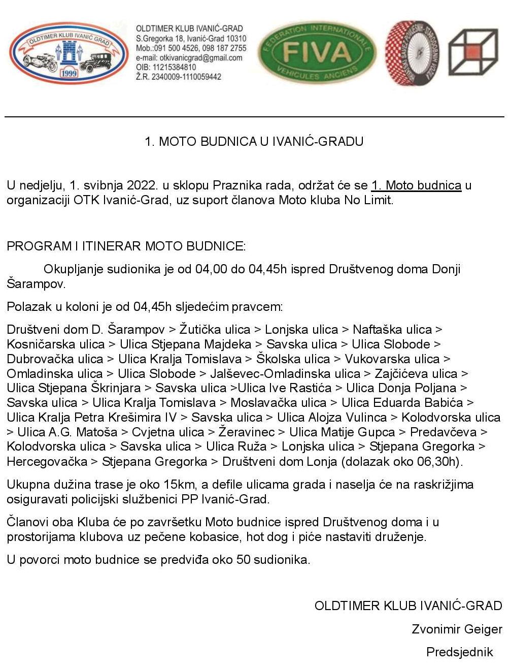 Moto budnica 2022