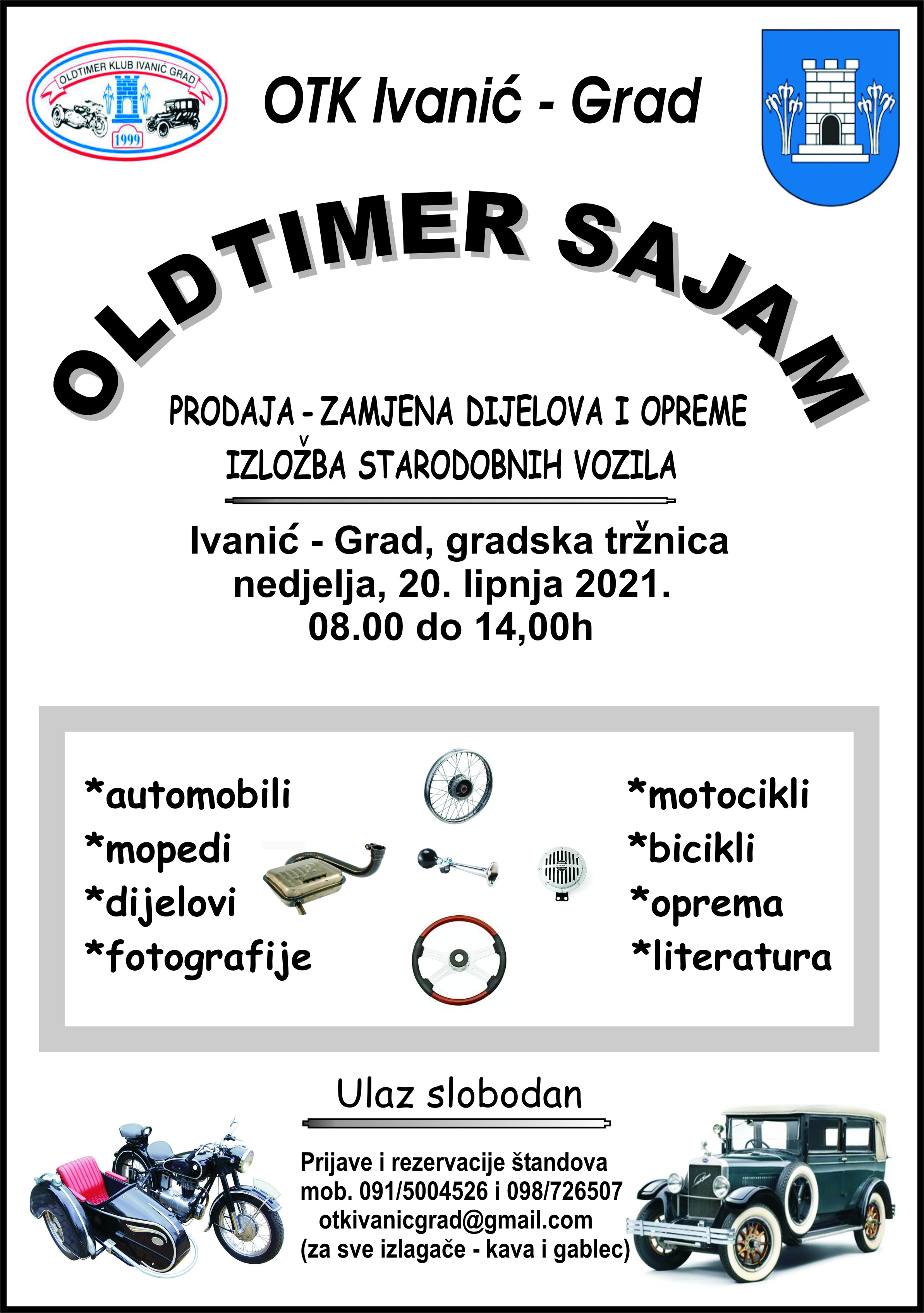 Oldtimer sajam 2021 plakat A4